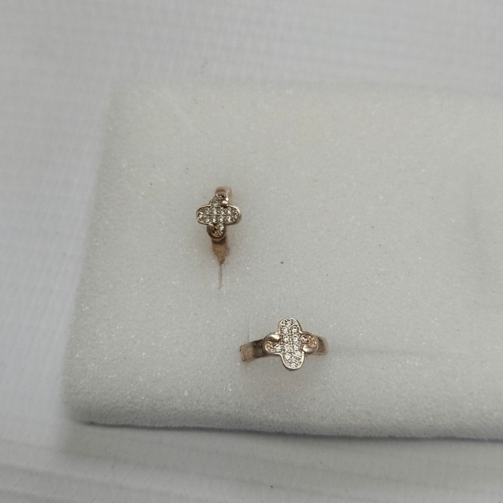 ARRACADAS C/CIRCONIAS PLATA .925 1.9 GR (NUEVO)