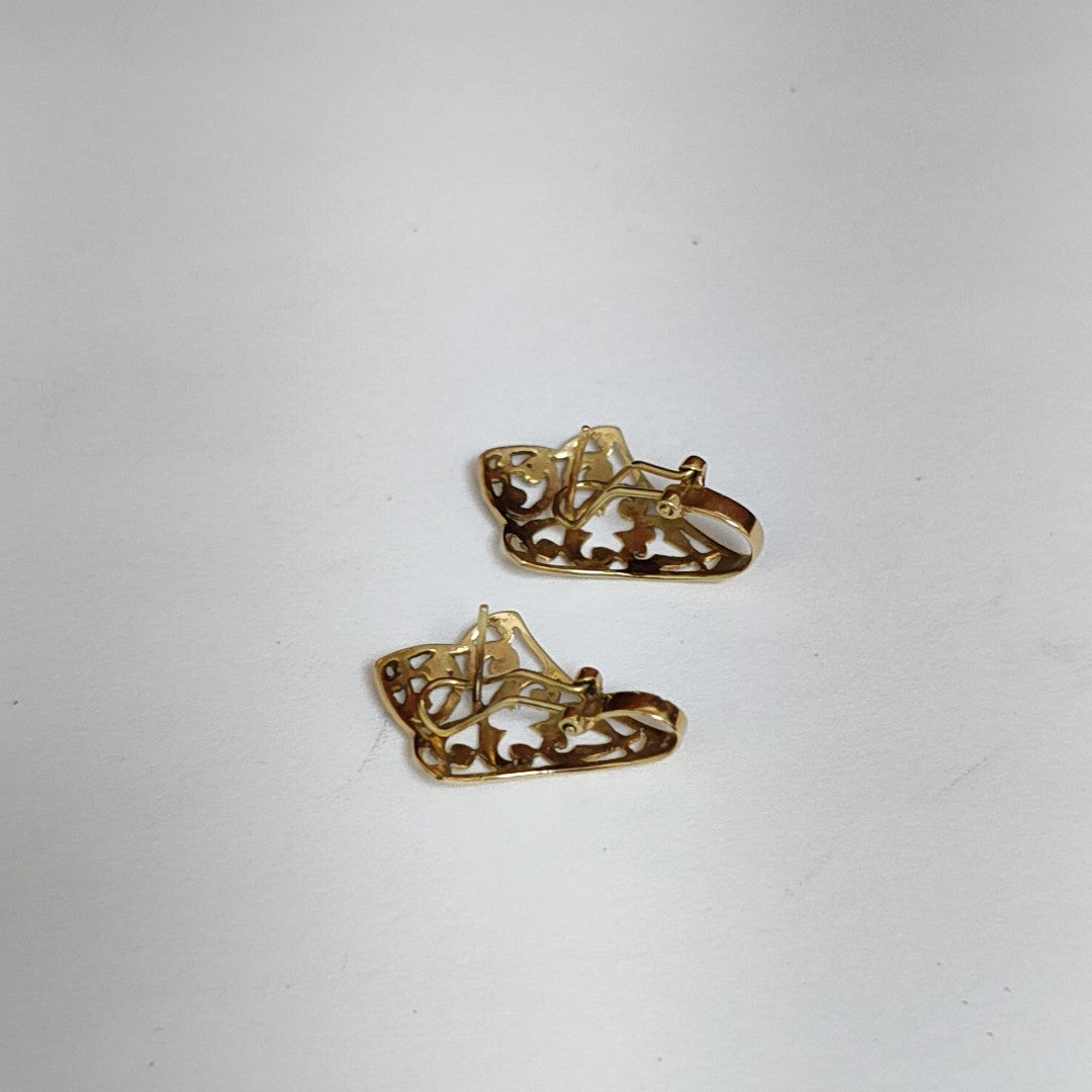 ARETES PAR ORO 14 K 3,20 GRMS (SEMINUEVO)