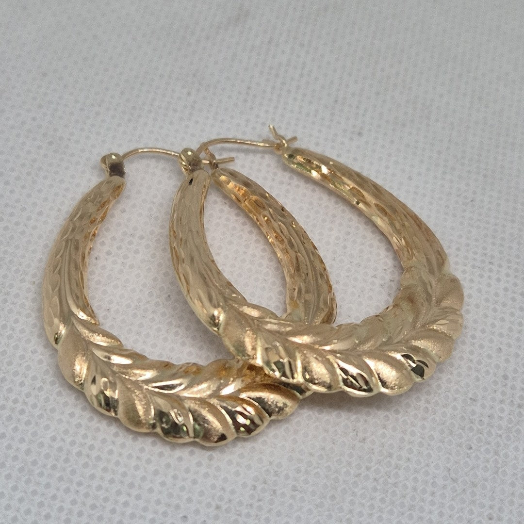 ARRACADAS PAR ORO 14 K 5.2 GRMS (SEMINUEVO)