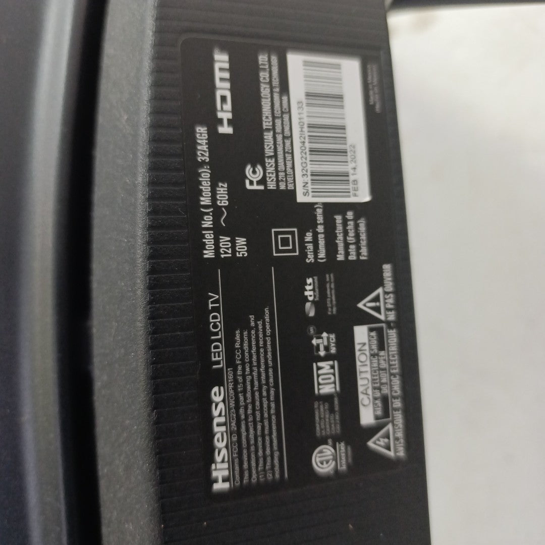 PANTALLA HISENSE 32A4GR (2022) 32" LED HD (SEMINUEVO)