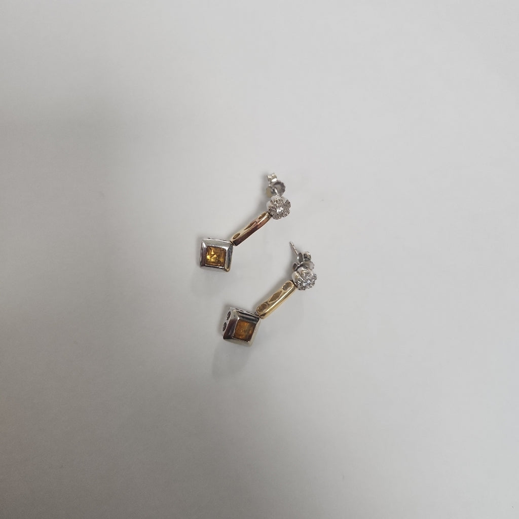 BROQUELES PAR ORO 14 K 4,90 GRMS (SEMINUEVO)
