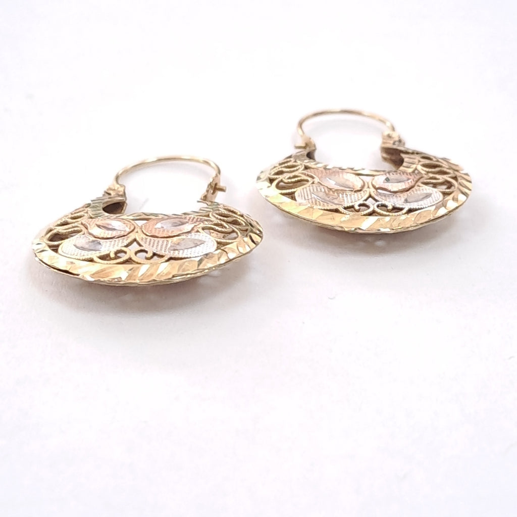ARRACADAS PAR ORO 10 K 5,40 GRMS (SEMINUEVO)