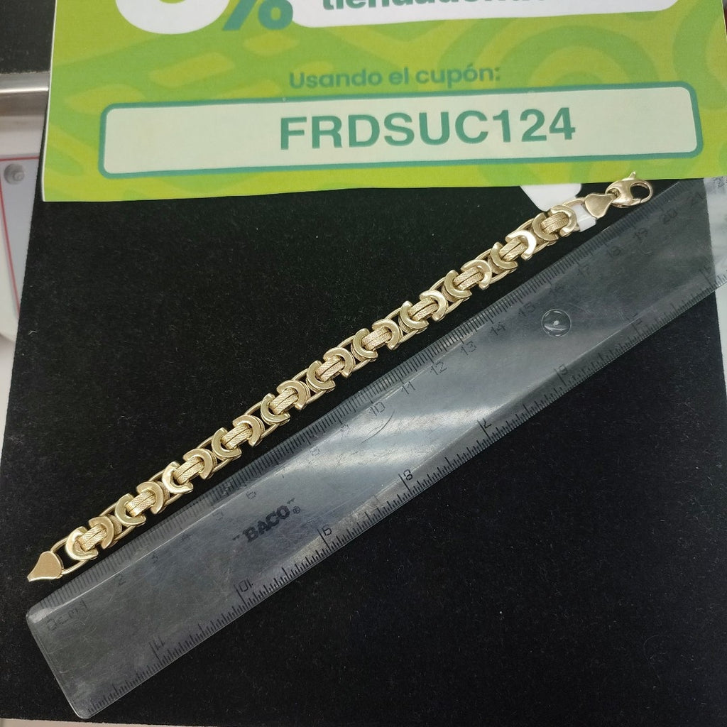 PULSERAS CABALLERO ORO 10K 13.8 (NUEVO)