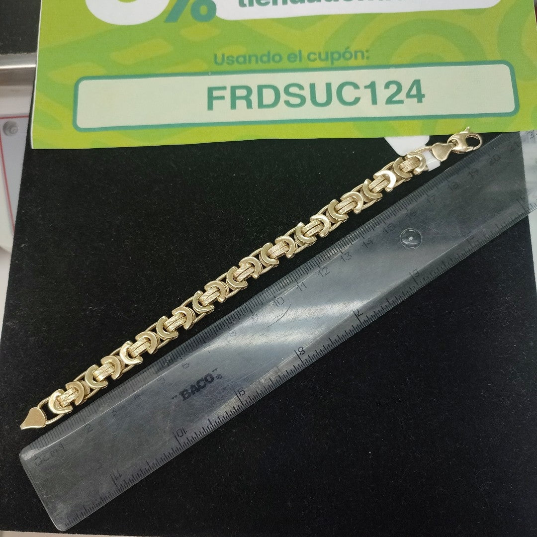 PULSERAS CABALLERO ORO 10K 13.8 (NUEVO)