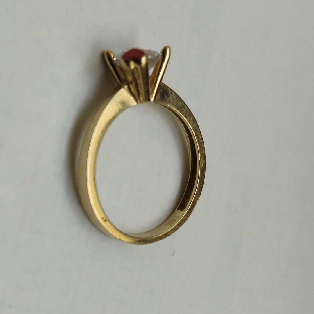 SOLITARIO ORO 14 K 2.3 GRMS (SEMINUEVO)