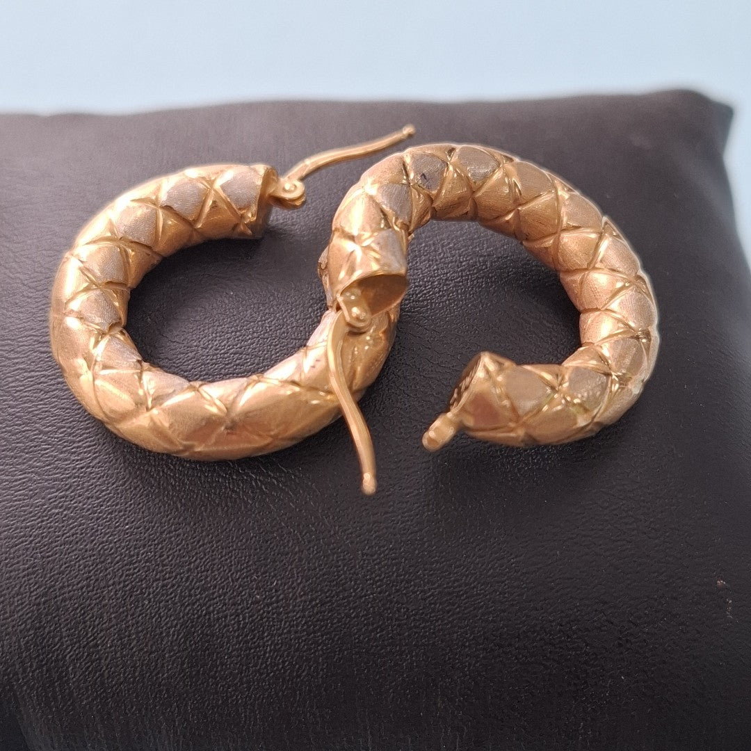 ARRACADAS PAR ORO 14 K 4,90 GRMS (SEMINUEVO)