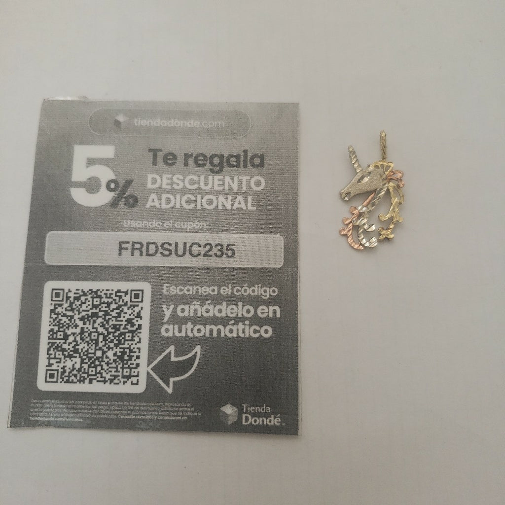 DIJE ORO,ORO COMBINADO 14 K 2,00 GRMS (SEMINUEVO)