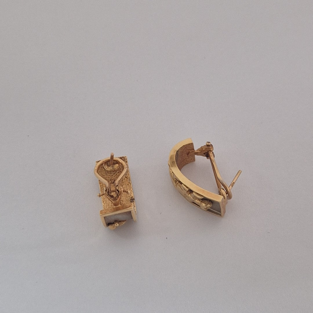 ARRACADAS PAR ORO 14 K 10,70 GRMS (SEMINUEVO)
