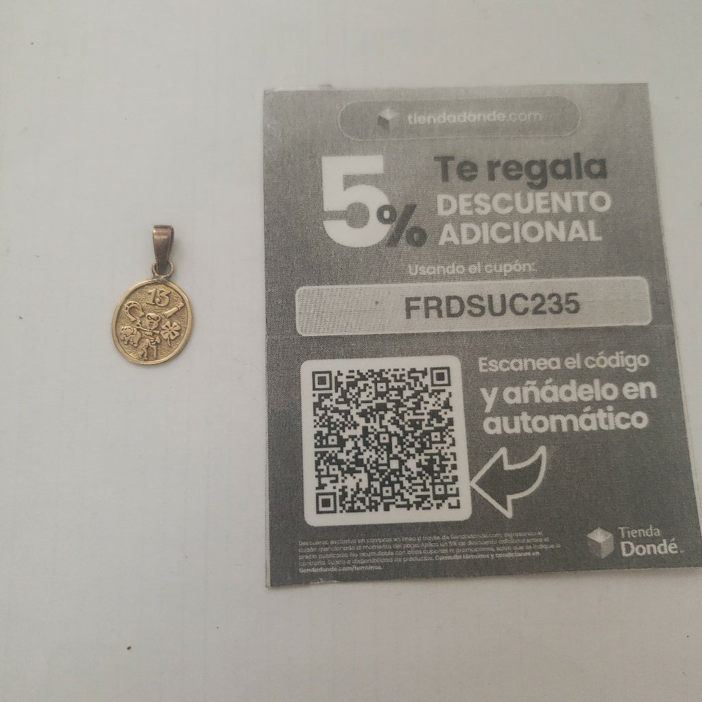 DIJE ORO 14 K 1,50 GRMS (SEMINUEVO)
