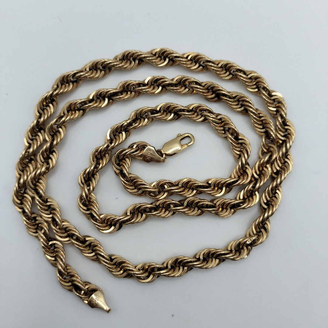 CADENA ORO 14 K 17,40 GRMS (SEMINUEVO)