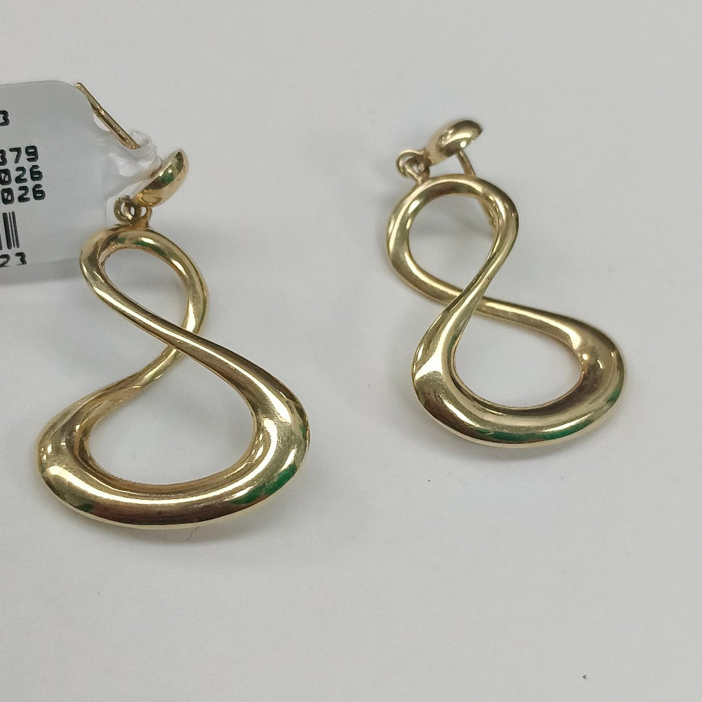 ARETES PAR ORO 14 K 4,00 GRMS (SEMINUEVO)