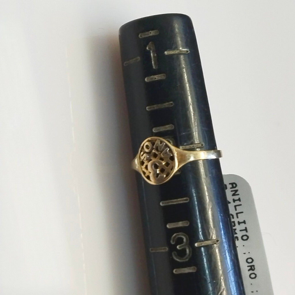 ANILLITO ORO 10 K 0.4 GRMS (SEMINUEVO)