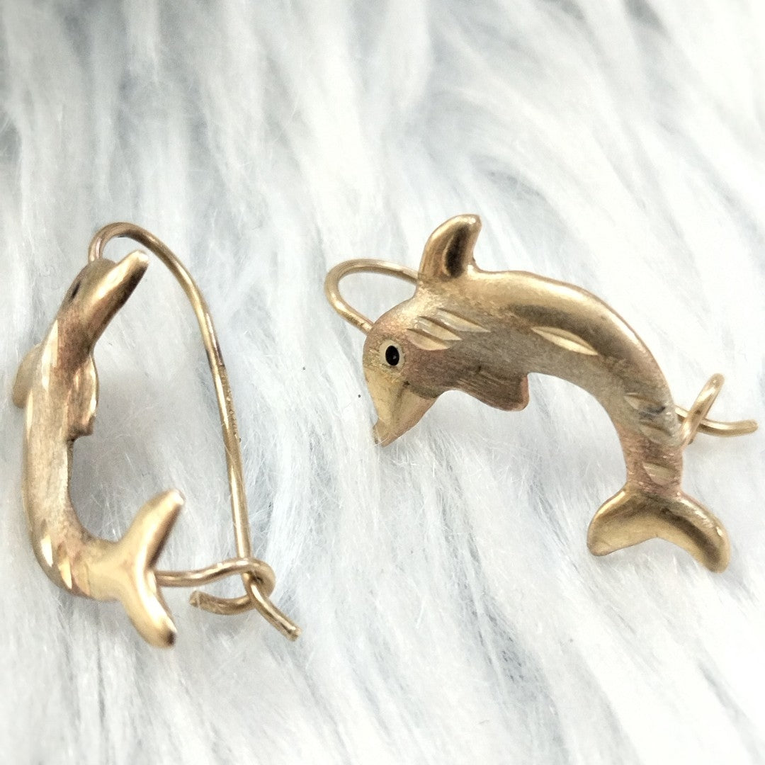ARETES PAR ORO 10 K 1.1 GRMS (SEMINUEVO)