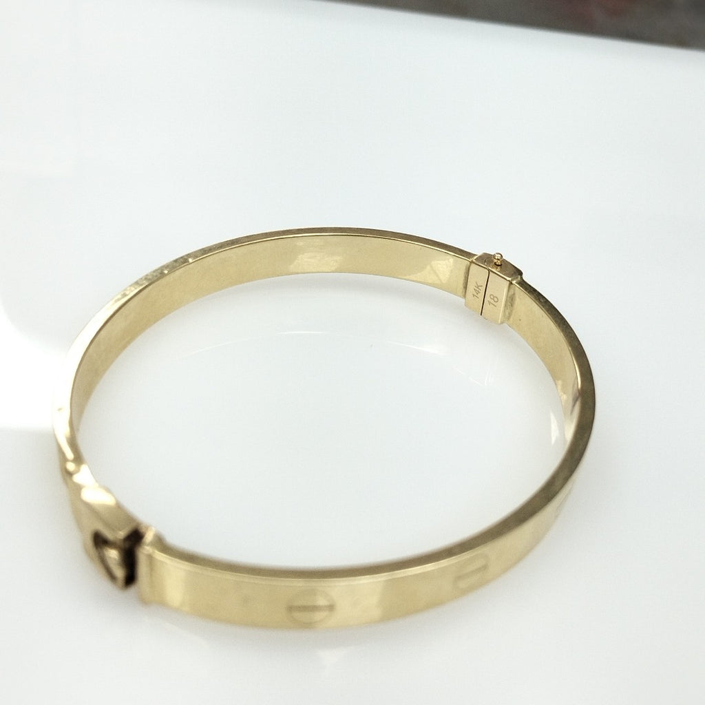 BRAZALETE ORO 14 K 9.8 GRMS (SEMINUEVO)