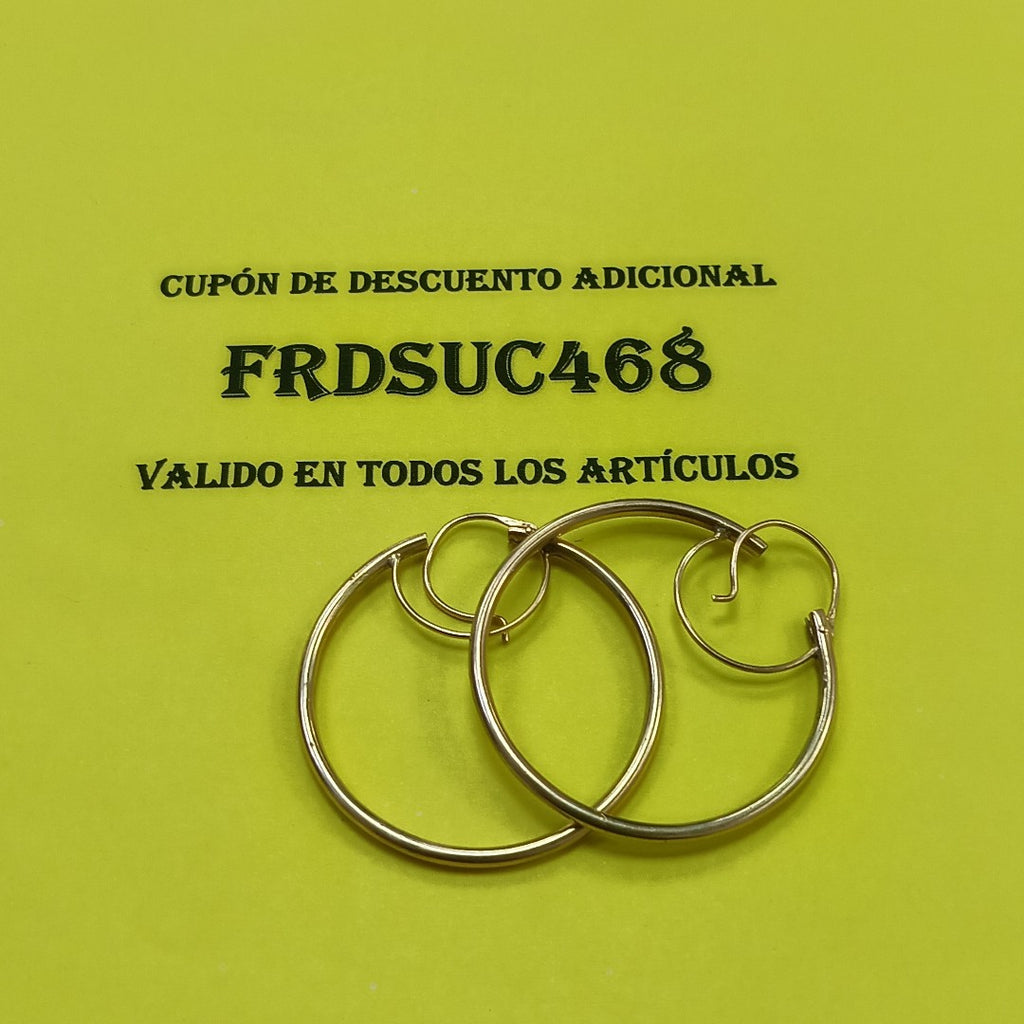 ARRACADAS PAR ORO 10 K 6.1 GRMS (SEMINUEVO)