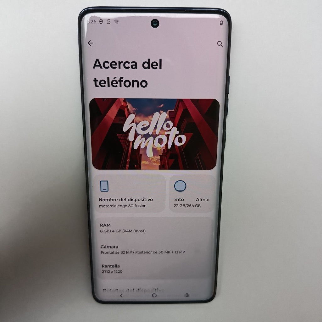CELULAR MOTOROLA EDGE 60 FUSION XT2503-1 (2025) 256 GB 8 GB RAM (SEMINUEVO)