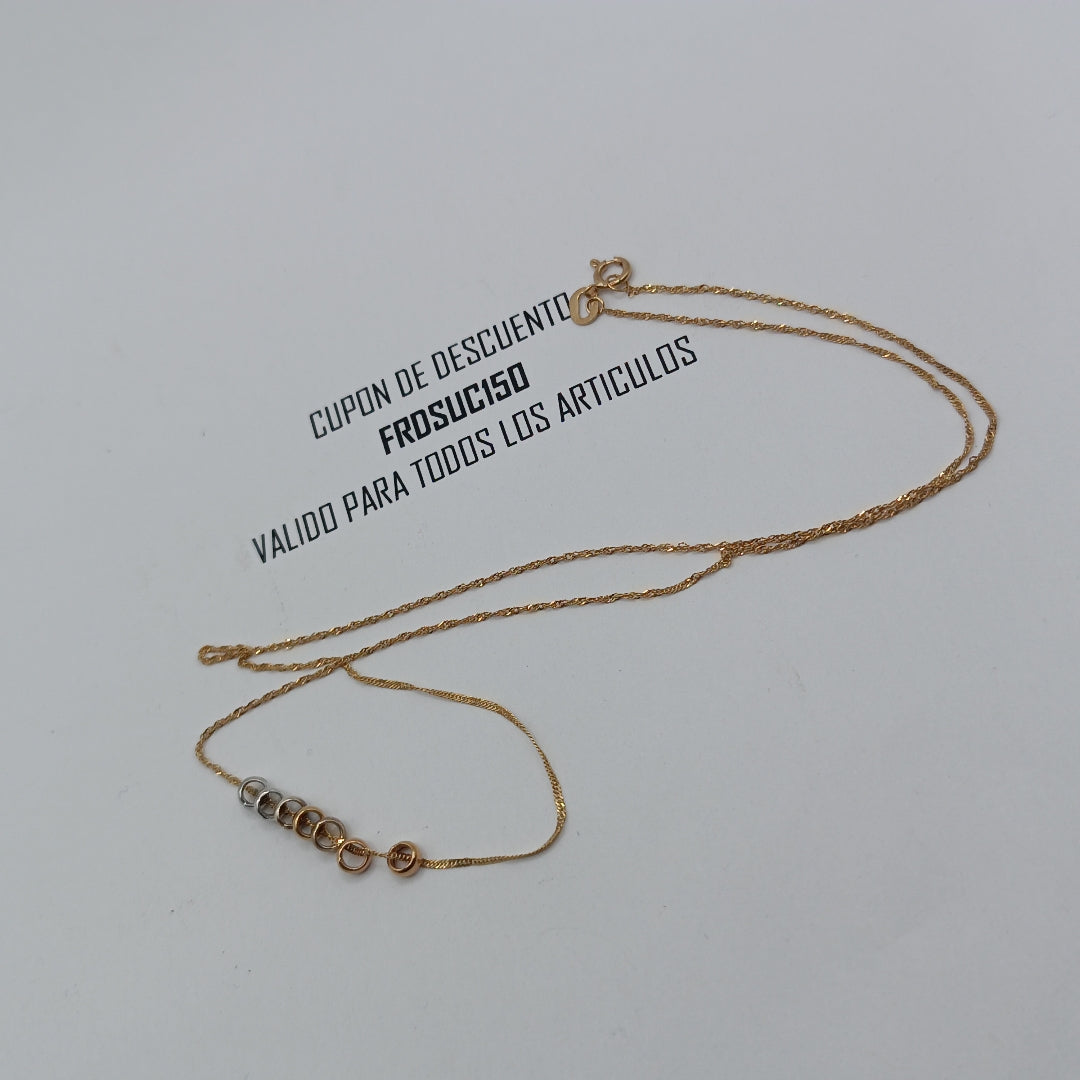 CADENA ORO 14 K 1,00 GRMS (SEMINUEVO)