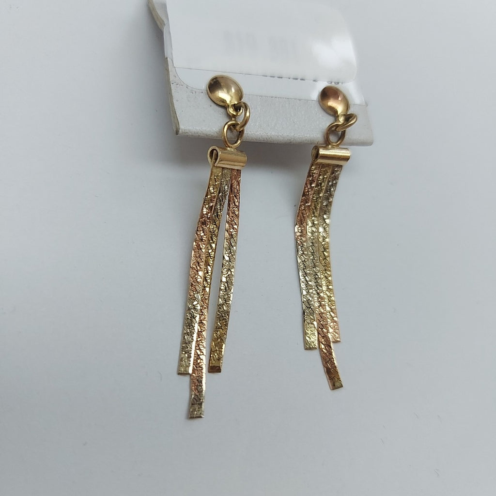 ARETES PAR ORO 14 K 2.9 GRMS (SEMINUEVO)