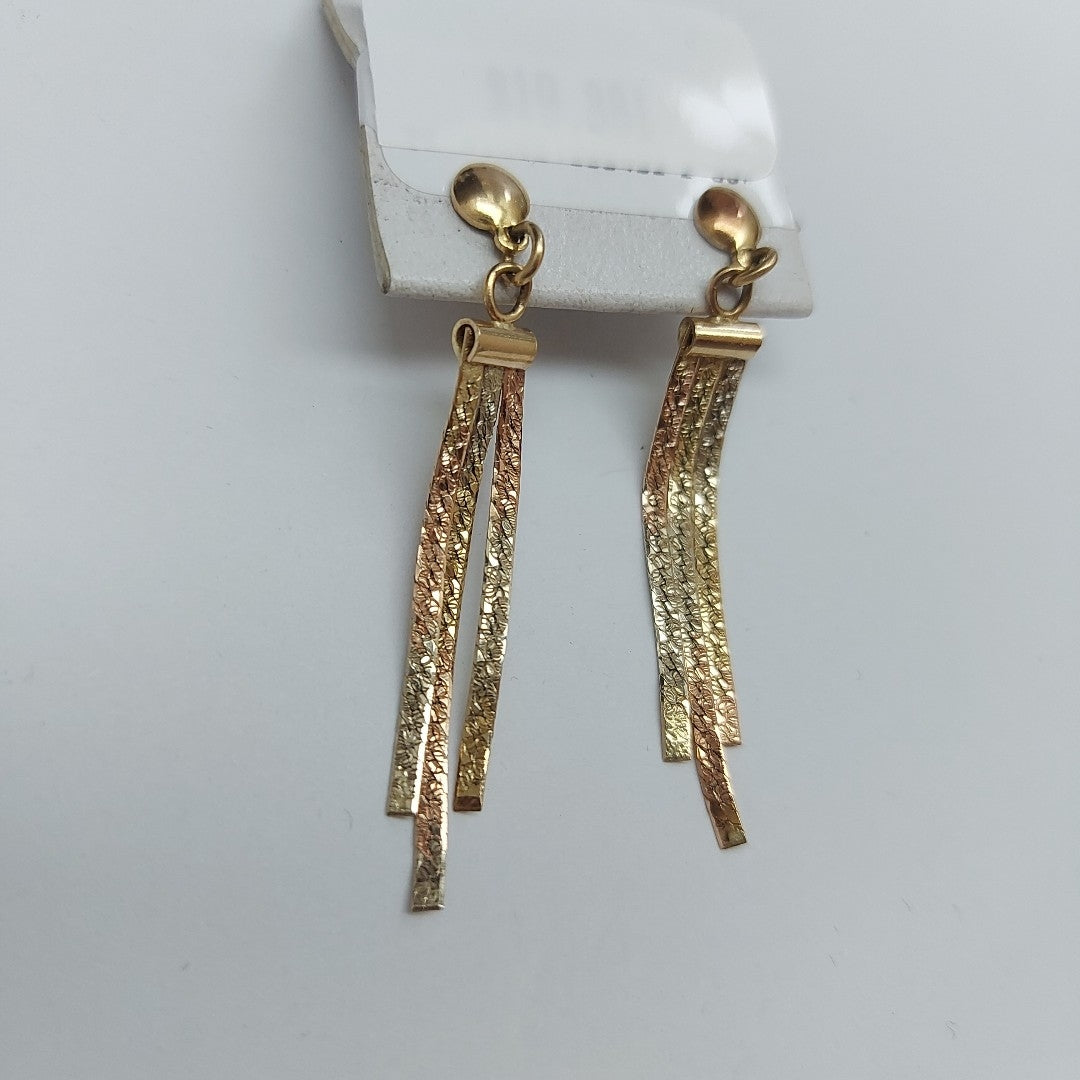 ARETES PAR ORO 14 K 2.9 GRMS (SEMINUEVO)