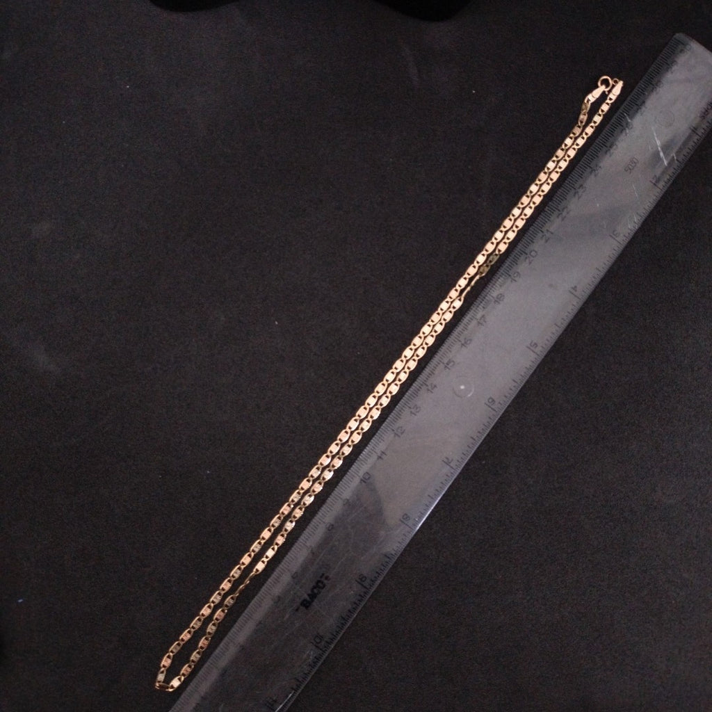 CADENA ORO, RODIADO 10 K 4.1 GRMS (SEMINUEVO)