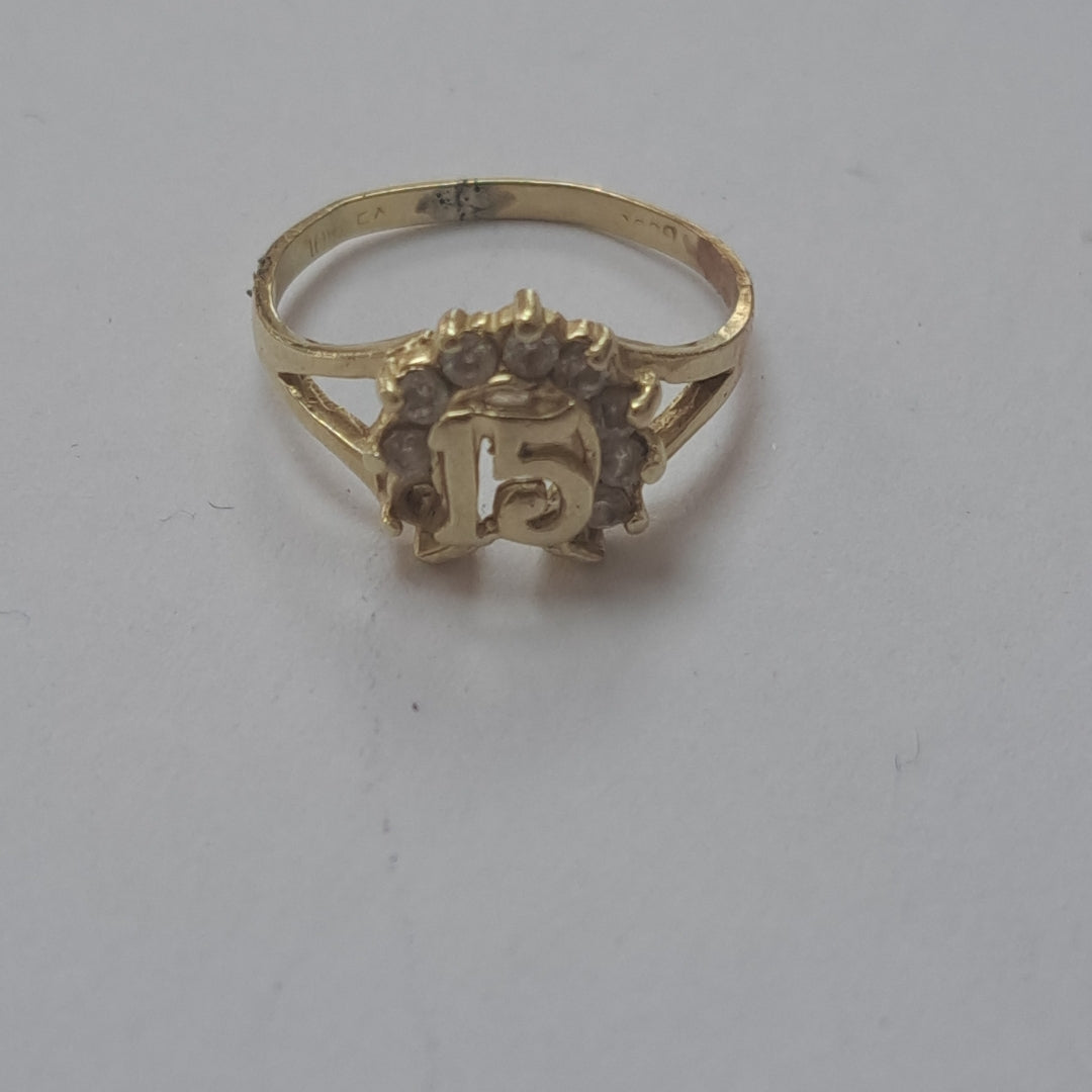 ANILLITO ORO 10 K 1,60 GRMS (SEMINUEVO)