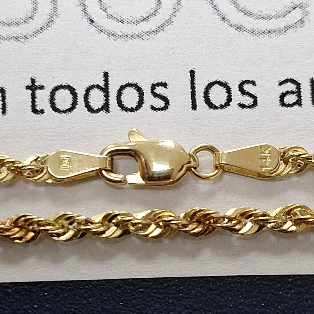 CADENA ORO 14 K 3,10 GRMS (SEMINUEVO)