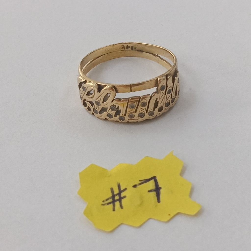 ANILLITO ORO 14 K 3 GRMS (SEMINUEVO)