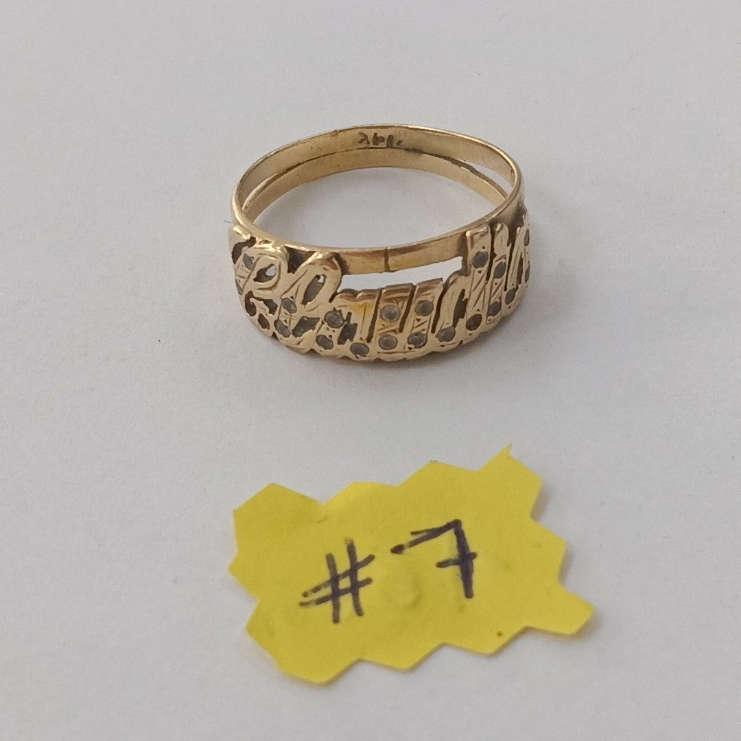 ANILLITO ORO 14 K 3 GRMS (SEMINUEVO)