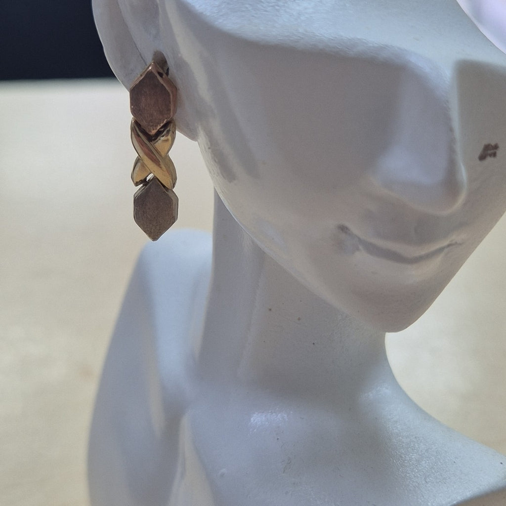 ARETES PAR ORO 10 K 1,60 GRMS (SEMINUEVO)