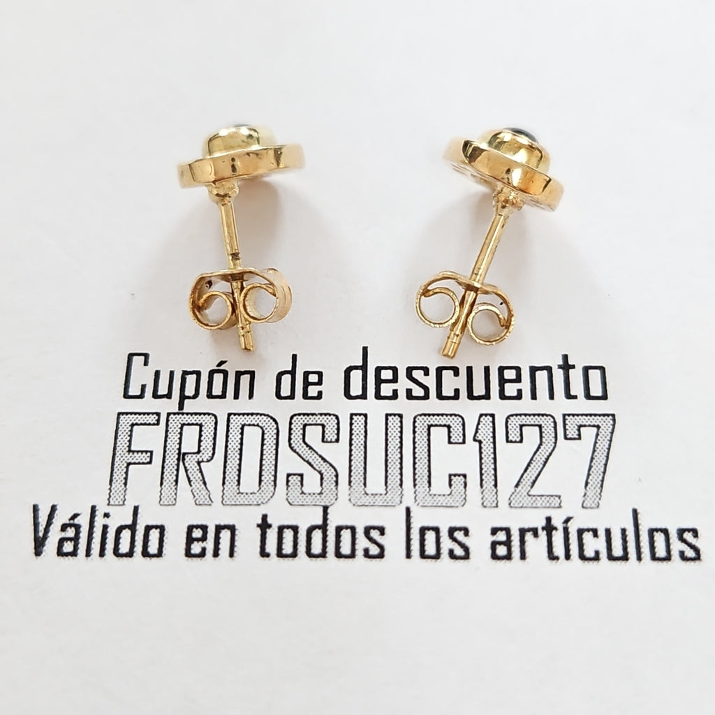 BROQUELES PAR ORO 14 K 2.5 GRMS (SEMINUEVO)