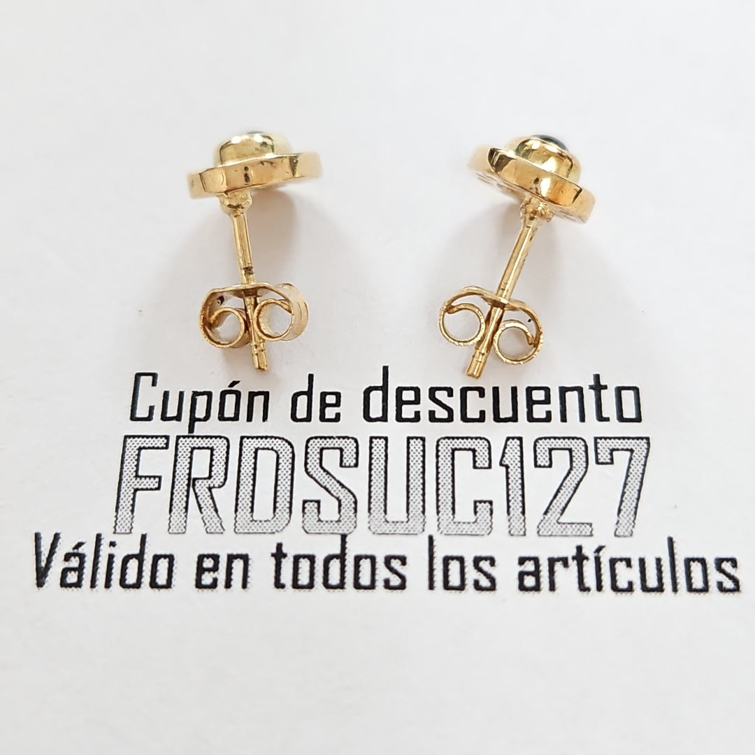 BROQUELES PAR ORO 14 K 2.5 GRMS (SEMINUEVO)
