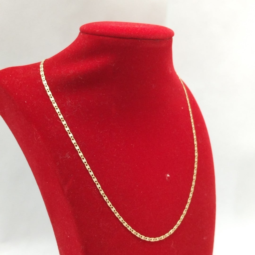 CADENA ORO, ORO COMBINADO 14 K 2.4 GRMS (SEMINUEVO)
