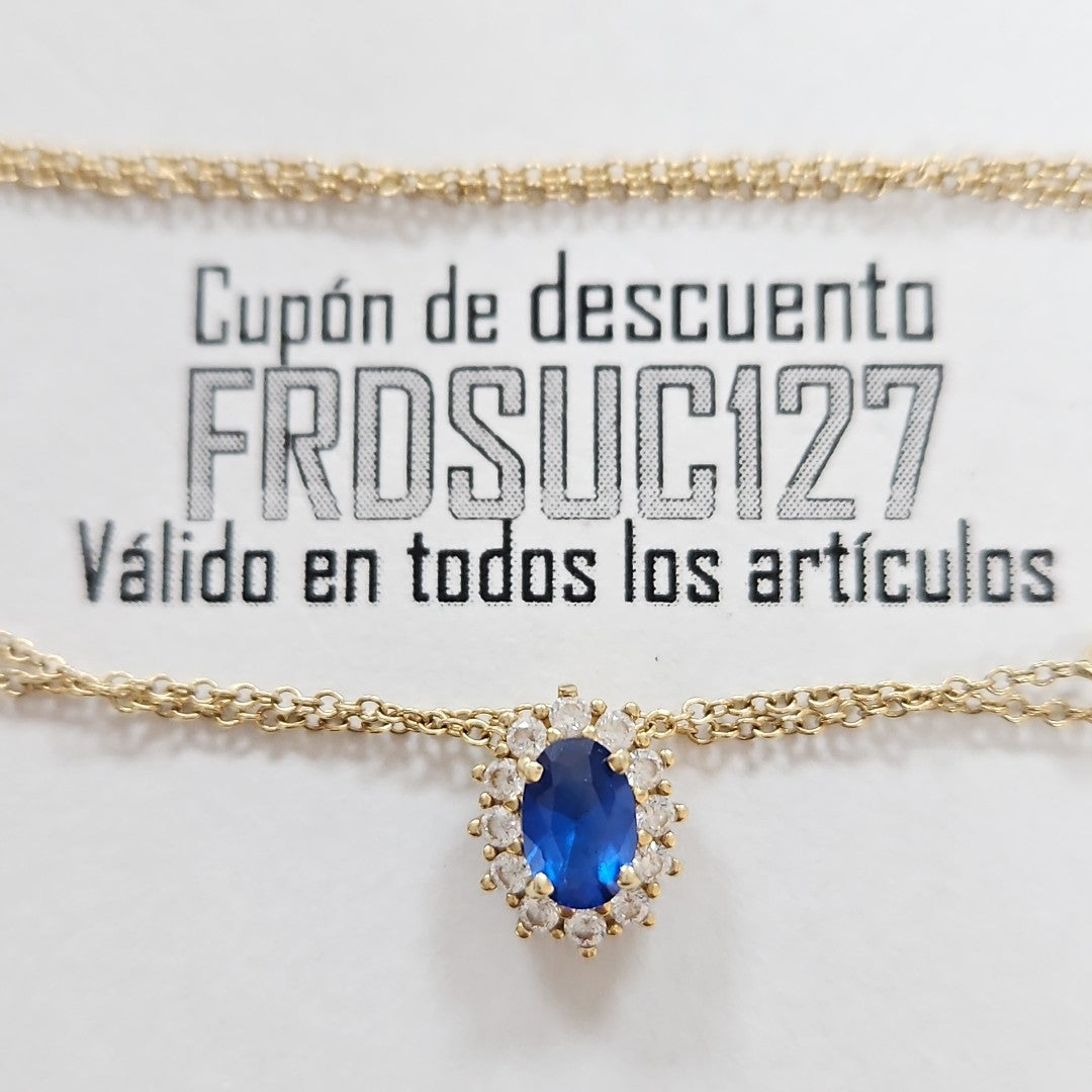 CADENA, DIJE ORO 14 K 2 GRMS (SEMINUEVO)