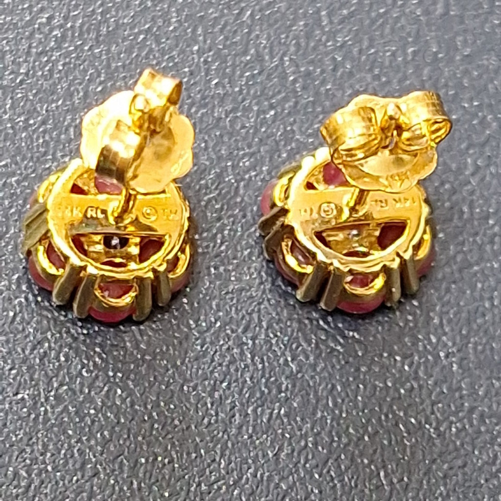 BROQUELES PAR ORO 14 K 1,60 GRMS (SEMINUEVO)