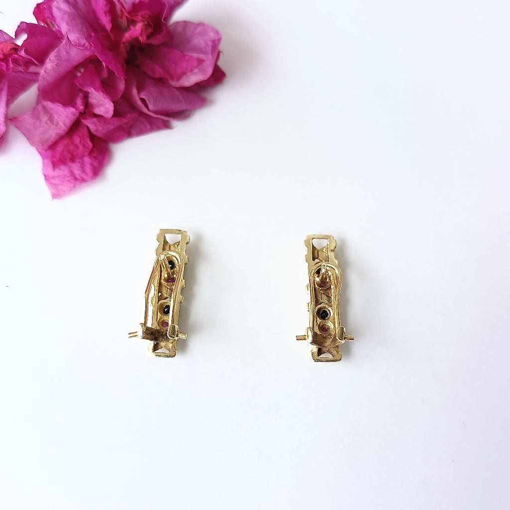 ARETES PAR ORO 14 K 6.8 GRMS (SEMINUEVO)