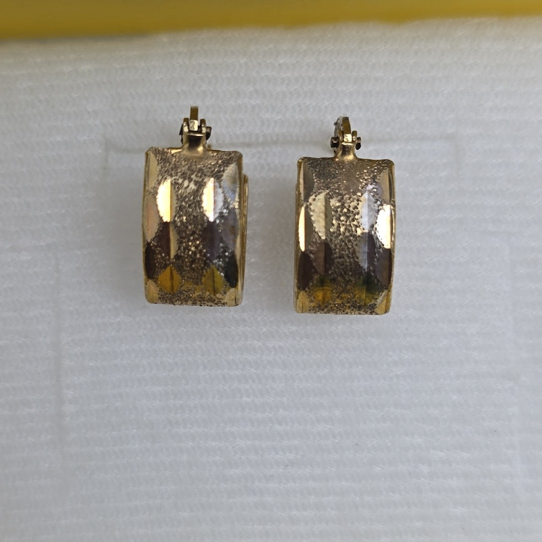 ARRACADAS PAR ORO 10 K 1.9 GRMS (SEMINUEVO)