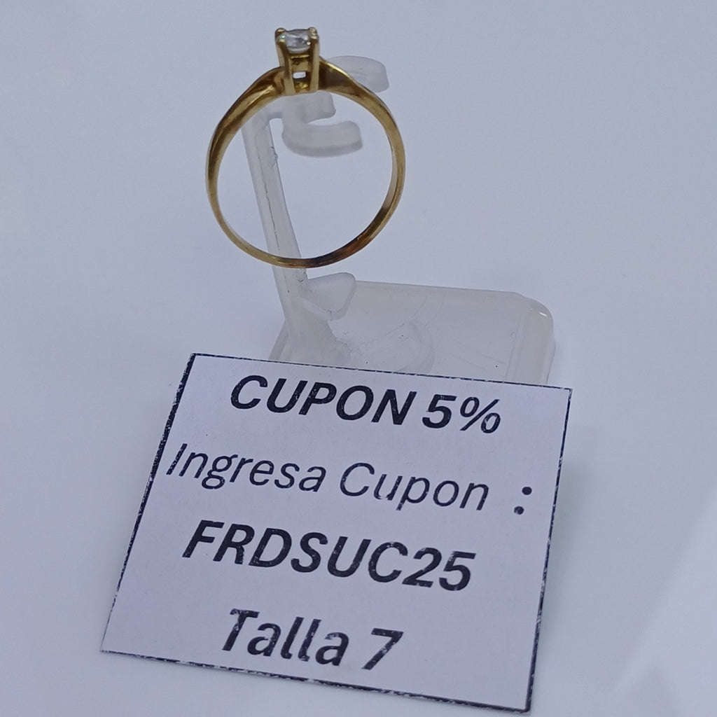 ANILLITO ORO 14 K 1.9 GRMS (SEMINUEVO)