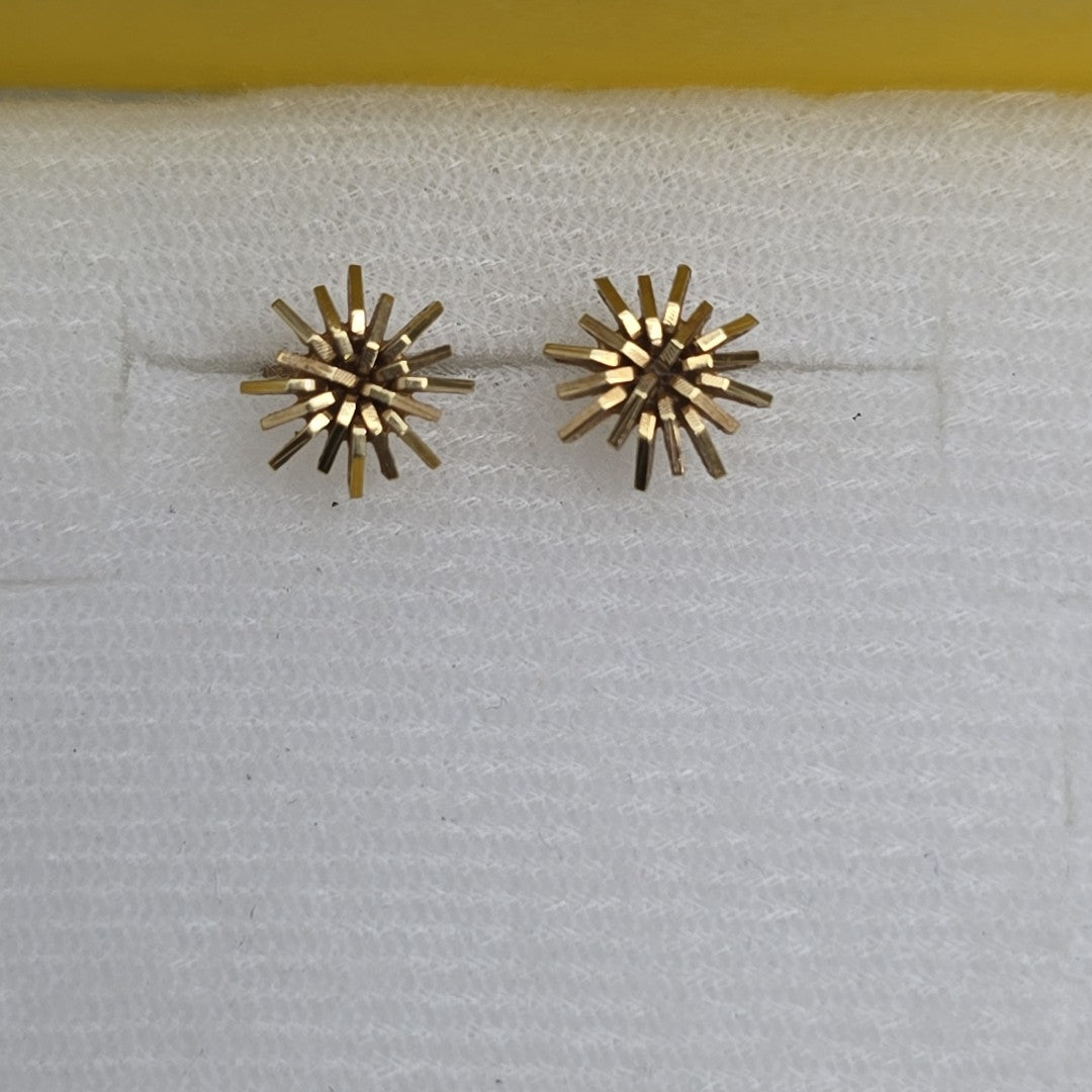 ARETES PAR ORO 14 K 1,10 GRMS (SEMINUEVO)
