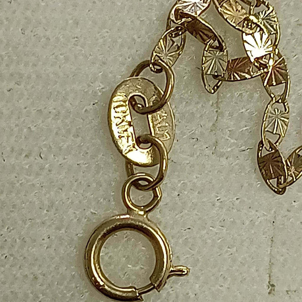 CADENA ORO COMBINADO 10 K 1.6 GRMS (SEMINUEVO)