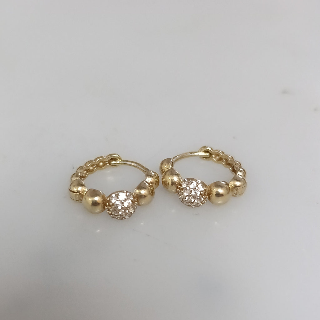 ARETES PAR ORO 10 K 2.1 GRMS (SEMINUEVO)