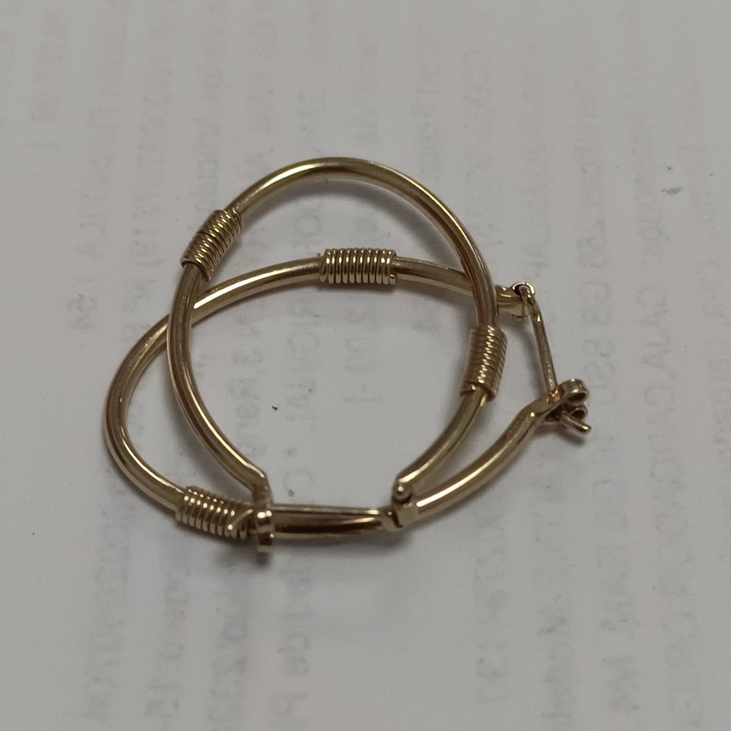 ARRACADAS PAR ORO 14 K 3,00 GRMS (SEMINUEVO)