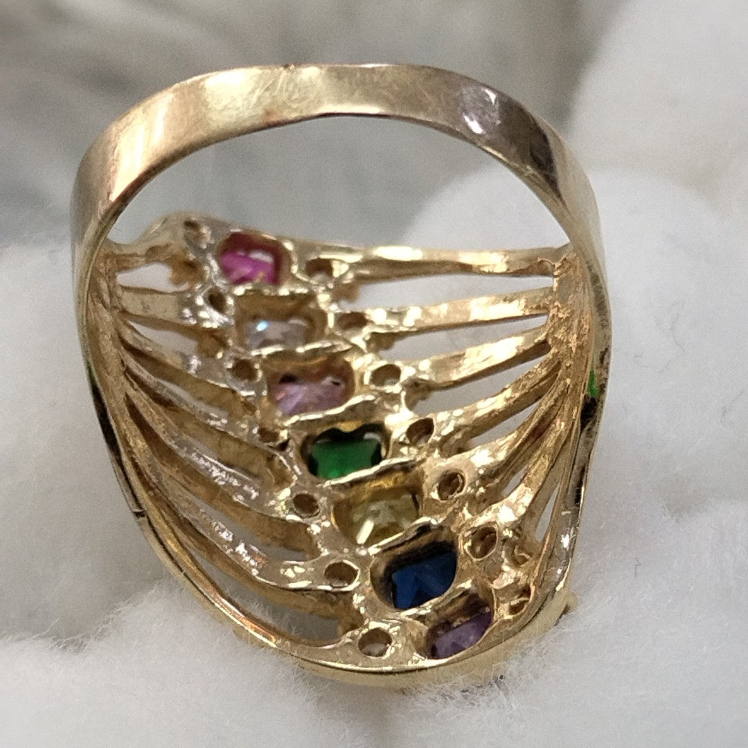 ANILLO ORO 14 K 6 GRMS (SEMINUEVO)