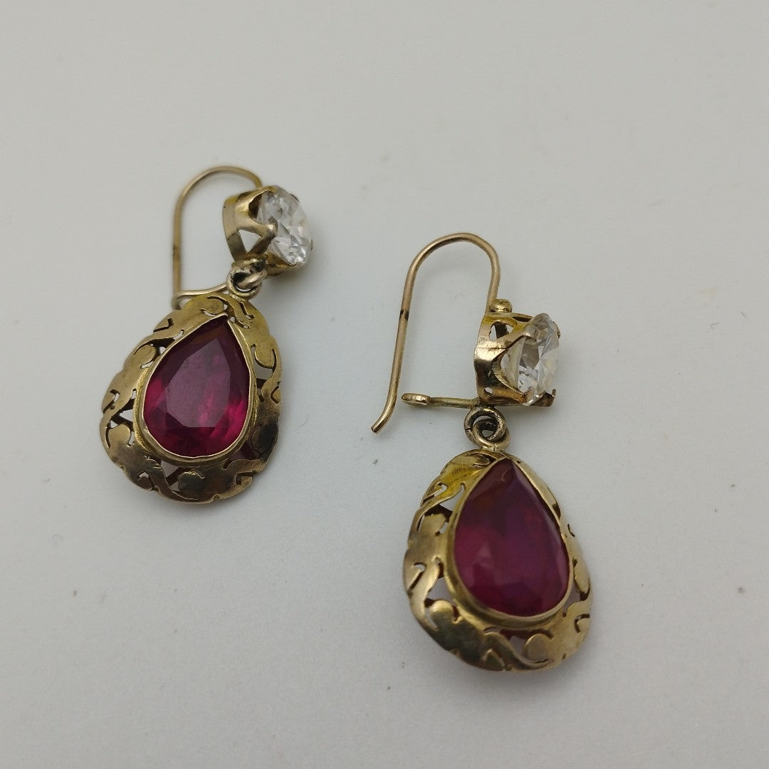 ARETES PAR ORO 10 K 6.3 GRMS (SEMINUEVO)