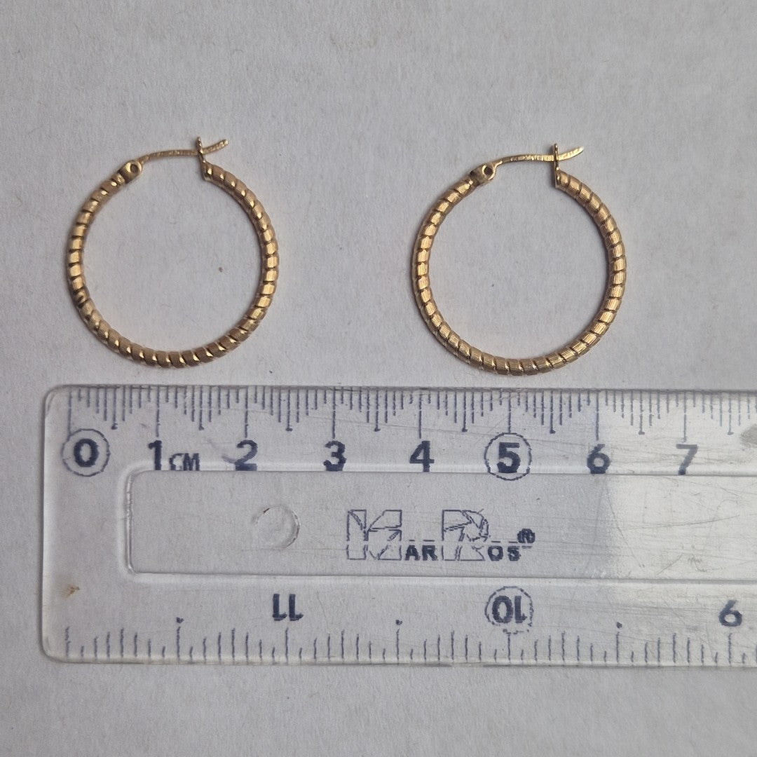 ARRACADAS PAR ORO 14 K 2.8 GRMS (SEMINUEVO)