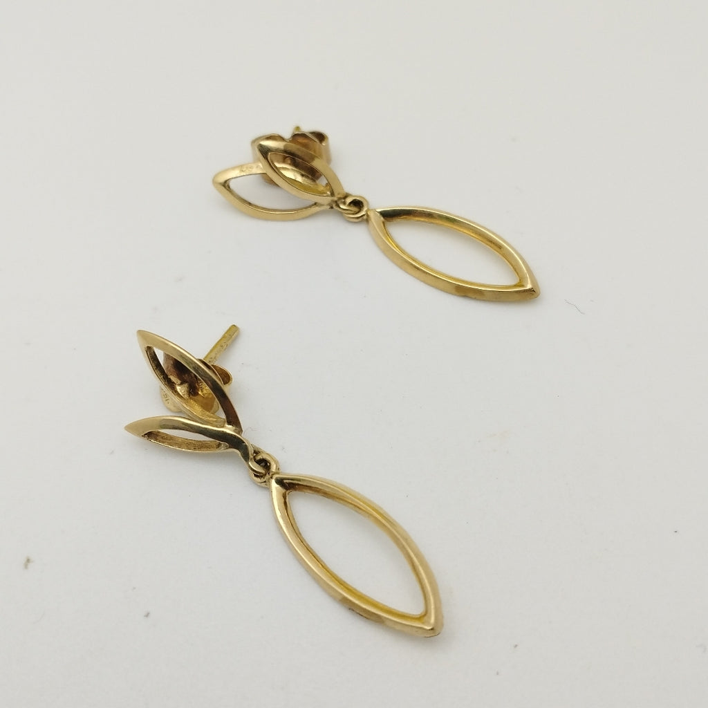 ARETES PAR ORO 14 K 3.5 GRMS (SEMINUEVO)