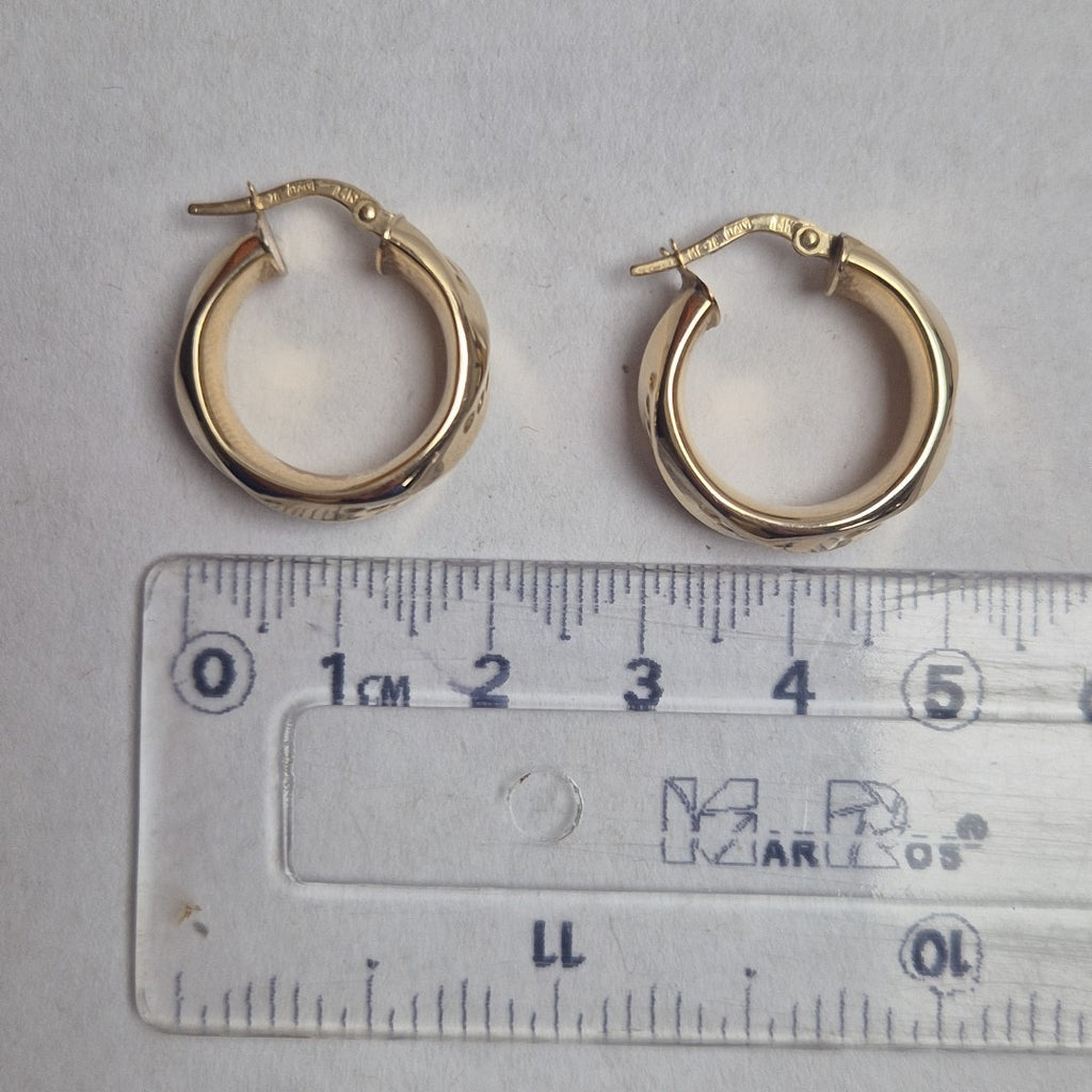 ARRACADAS PAR ORO 14 K 4 GRMS (SEMINUEVO)