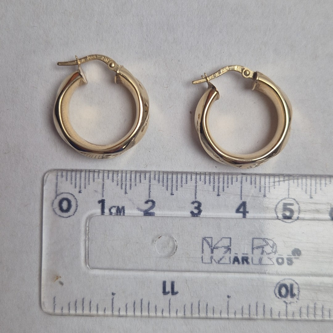 ARRACADAS PAR ORO 14 K 4 GRMS (SEMINUEVO)