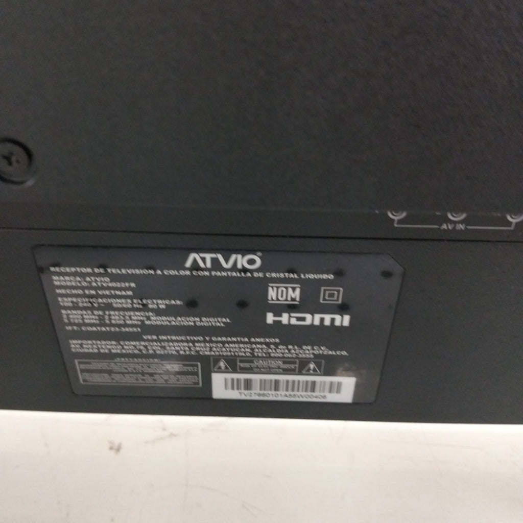 PANTALLA ATVIO ATV4022FR 40" LED FULL HD (SEMINUEVO)