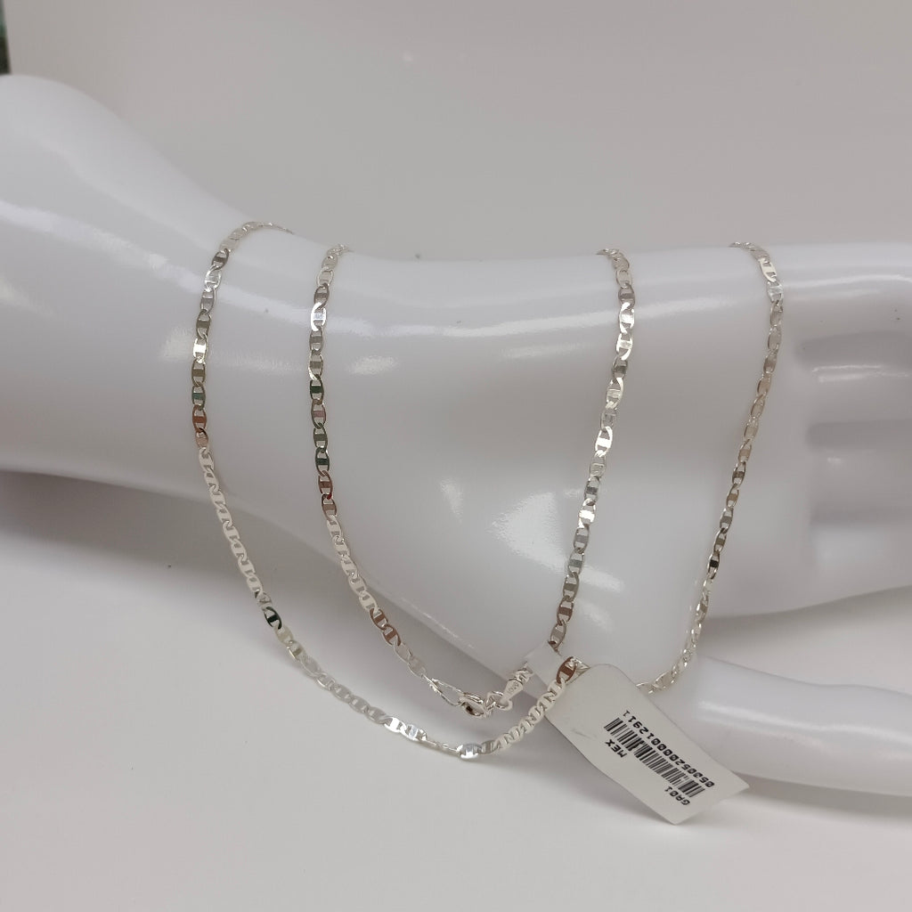 CADENA TEJIDO ESPEJO PLATA .925 60 CM 4.2 GR (NUEVO)