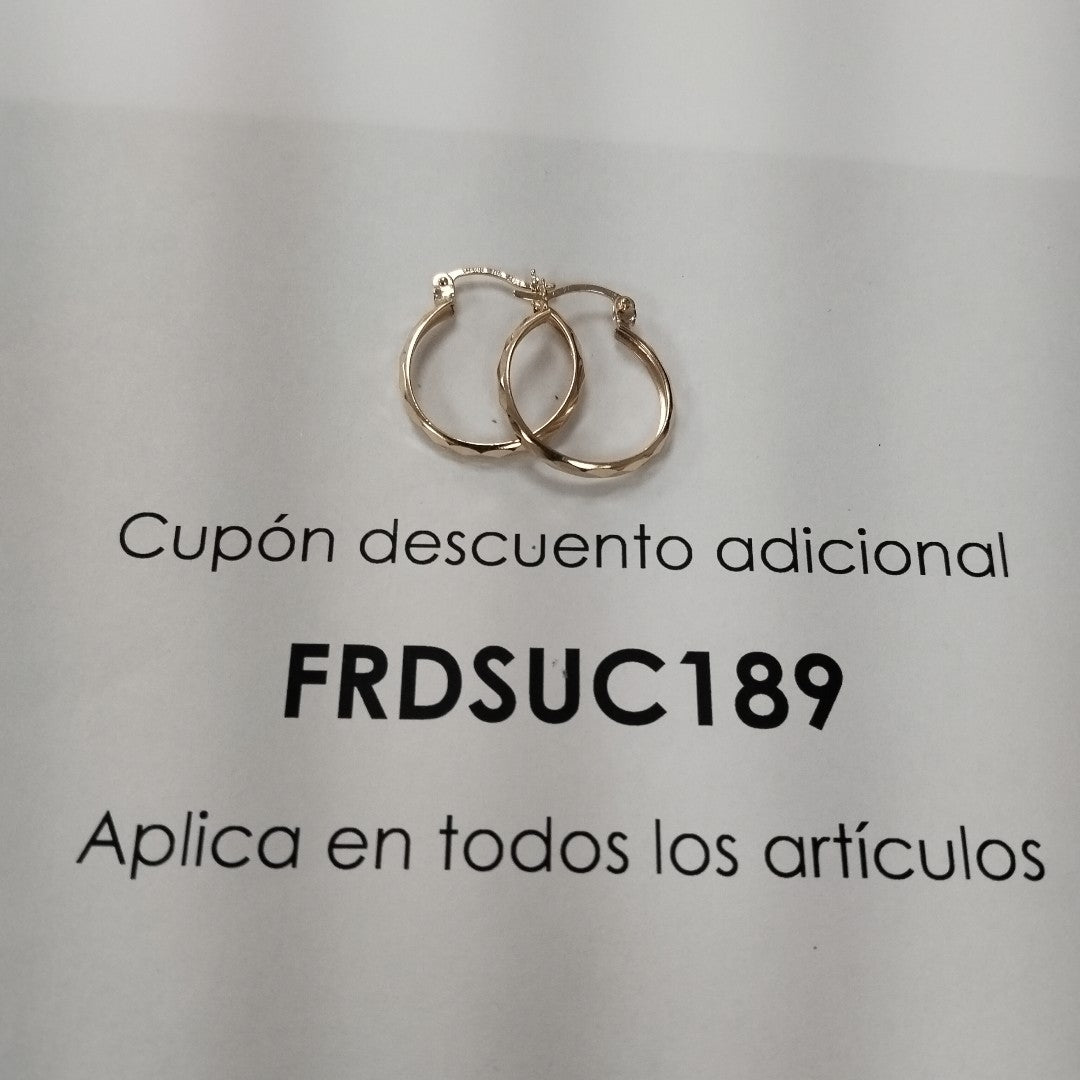 ARRACADAS PAR ORO 10 K 1,40 GRMS (SEMINUEVO)